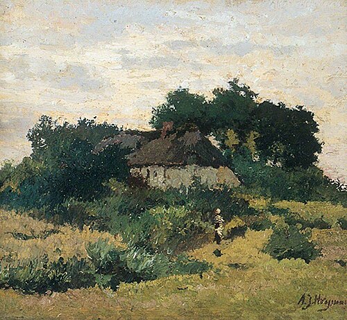 Soleil couchant, Houffalize, Belgium, , Adrien-Joseph Heymans