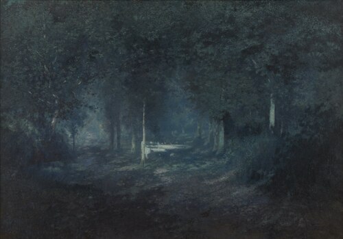 Wood by Moonlight, , Adrien-Joseph Heymans