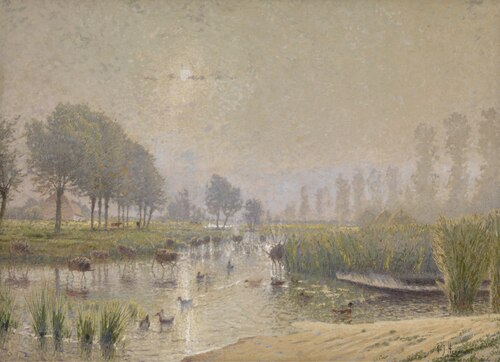 Duck Nests in the Reed, , Adrien-Joseph Heymans