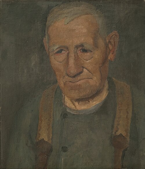 Half length portrait of an old farmer, 1903, Paula Modersohn-Becker