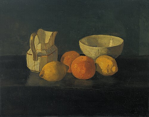 Still life with bowl and milk jug, 1903, Paula Modersohn-Becker