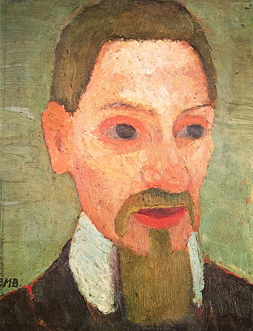 Porträt des Rainer Maria Rilke, 1906, Paula Modersohn-Becker