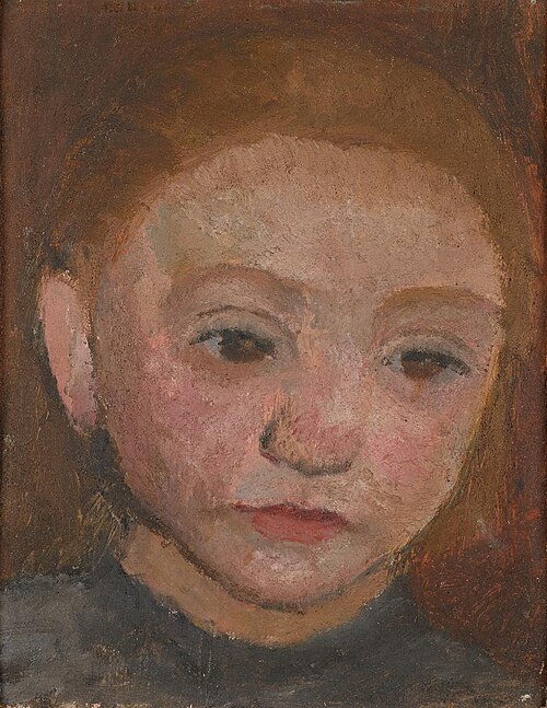 Kopf eines Mädchens, 1905, Paula Modersohn-Becker