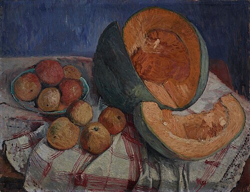 Stilleben mit Kürbis, 1905, Paula Modersohn-Becker