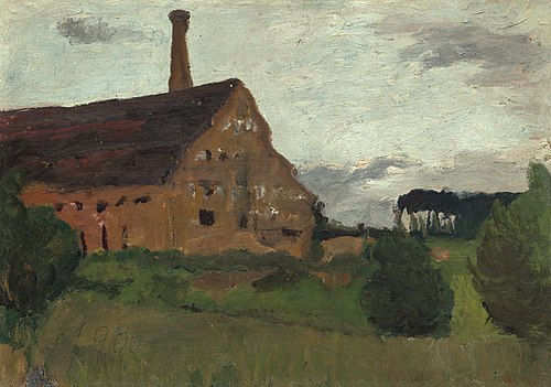 Old Factory, 1900, Paula Modersohn-Becker