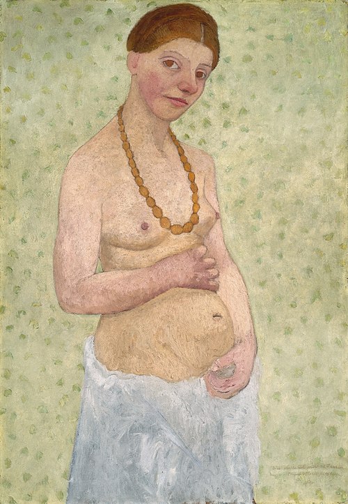 Autoportrait au 6e anniversaire de mariage, 1906, Paula Modersohn-Becker