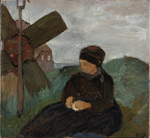 Oostfries meisje in de duinen, 1903, Paula Modersohn-Becker