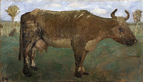 Koe in weiland, 1904, Paula Modersohn-Becker