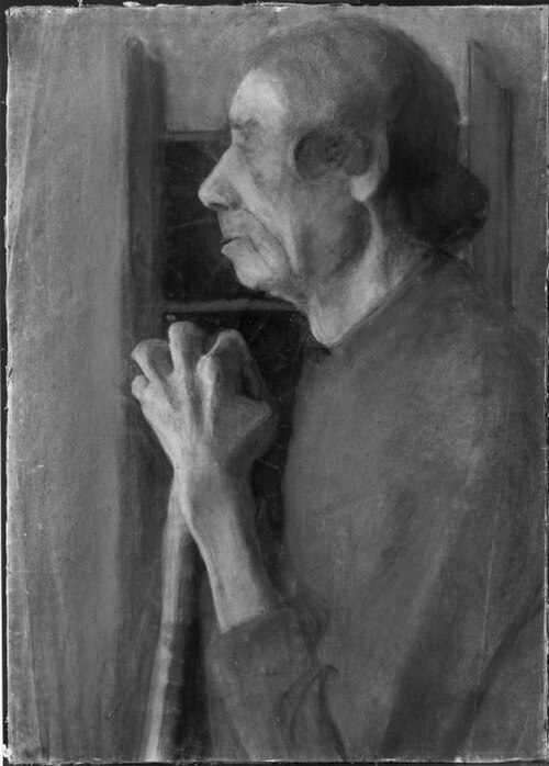 Der alte Bredow, 1902, Paula Modersohn-Becker