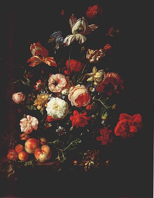 Still life with flowers and fruit, 1707, Rachel Ruysch