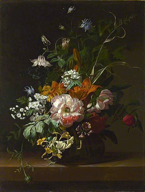 Flowers in a Vase, 1685, Rachel Ruysch