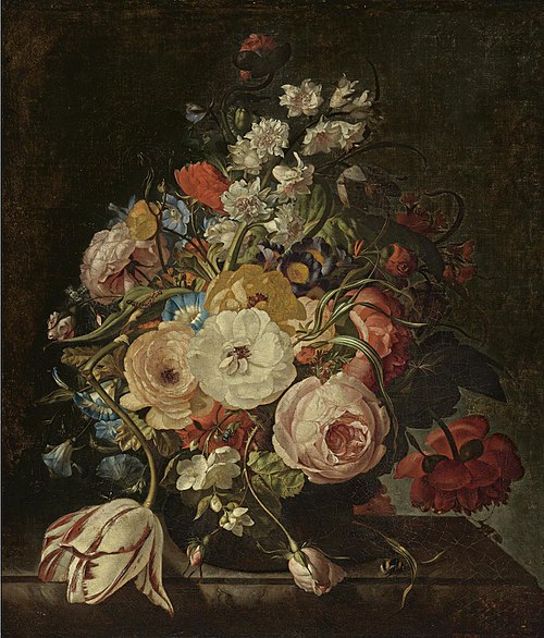 Flower still life, 1742, Rachel Ruysch