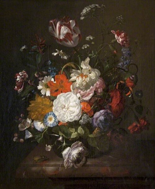 Still Life, Flowers and Insects, 1725, Rachel Ruysch