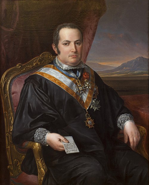 Tomás Cortina consultor general de la Casa Real y Patrimonio, 1851, José de Madrazo y Agudo