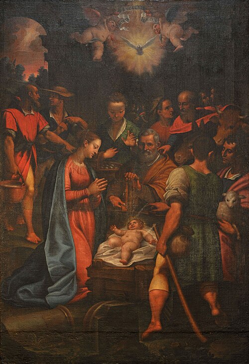 Adoration of the Shepherds, 1593, Bernardo Castello
