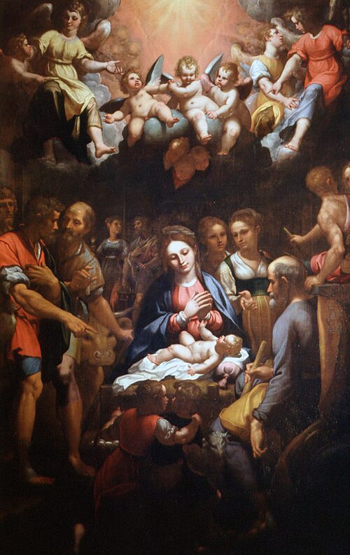 Adoration of the Shepherds, 1609, Bernardo Castello