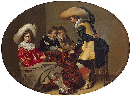 Tric-Trac Players, 1627, Willem Cornelisz. Duyster