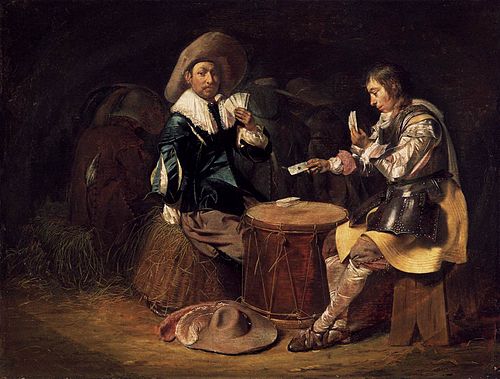 Card-Playing Soldiers, 1627, Willem Cornelisz. Duyster