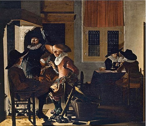 Soldiers in a Guardroom, 1632, Willem Cornelisz. Duyster