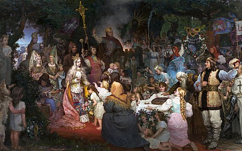 Baptême de la Lituanie, 1900, Ladislas Ciesielski
