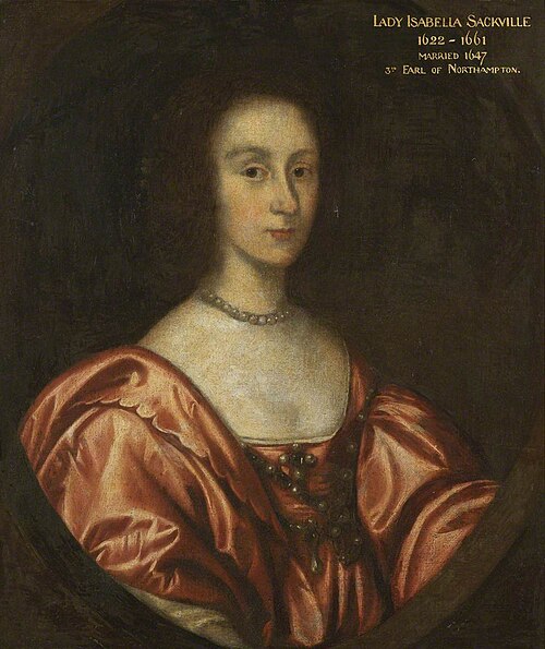 Lady Isabella Sackville (1622–1661), 1650, Mary Beale