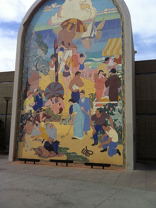 Long Beach Municipal Auditorium Mural, 1938, Stanton Macdonald-Wright