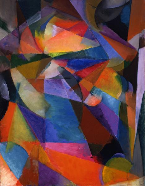 Synchromy, Blue-Green, 1916, Stanton Macdonald-Wright