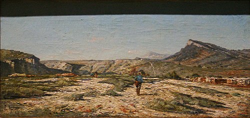 La Roque d'Anthéron, 1867, Paul Guigou