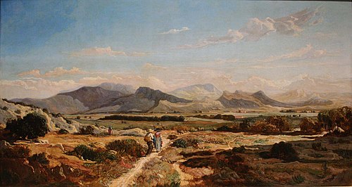 Les collines d'Allauch, 1862, Paul Guigou