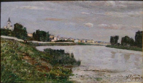 Vue de Triel-sur-Seine, 1865, Paul Guigou