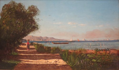 Paysage aux environs de Martigues, 1869, Paul Guigou