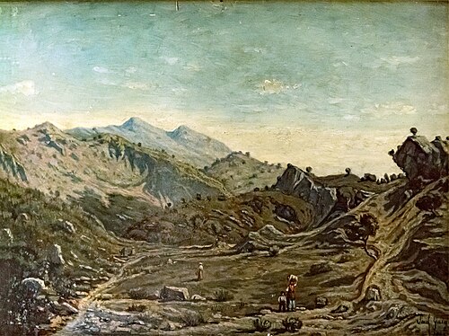 Les collines de Saint-Loup, 1860, Paul Guigou