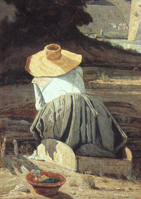Lavandière, 1860, Paul Guigou