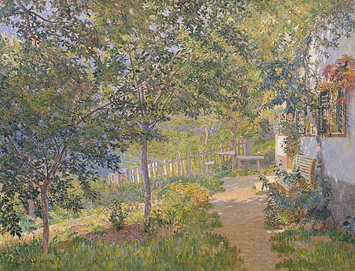 Motiv aus Mattsee, 1907, Carl Müller