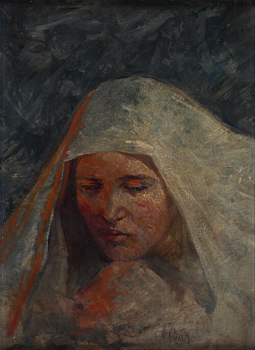 Studija ženske glave, 1905, Bela Čikoš Sesija