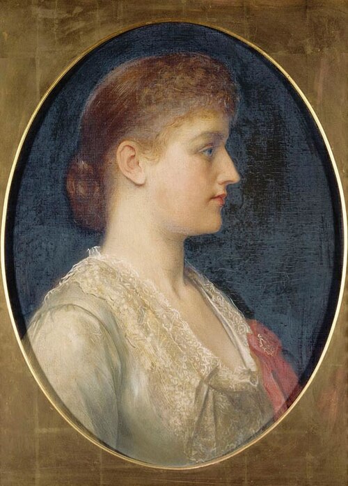 The Hon. Amy Gwendoline Lambart (1852-1927), 1880, Charles Edward Hallé