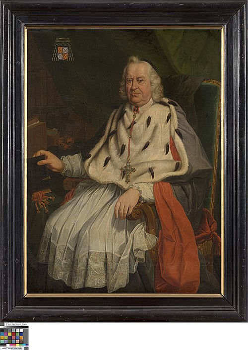 Portrait of Bishop Van Susteren, 1740, Matthias de Visch