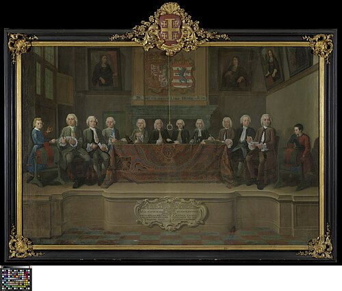Vergadering der loterijcommissarissen 1754, , Matthias de Visch