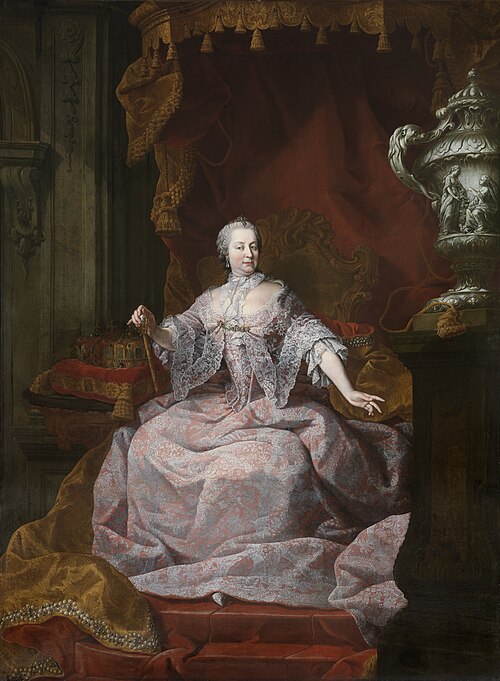 Portrait of Empress Maria Theresa, 1749, Matthias de Visch