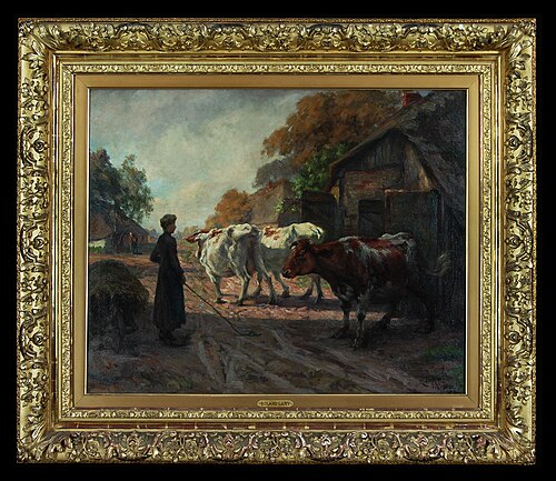 Naar de wei, 1910, Roland Larij