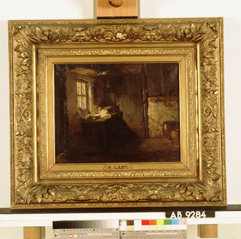 Interieur van een boerenkeuken, 1902, Roland Larij