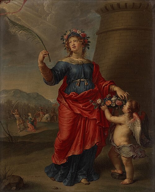 Saint Barbara, 1669, Pieter van Lint