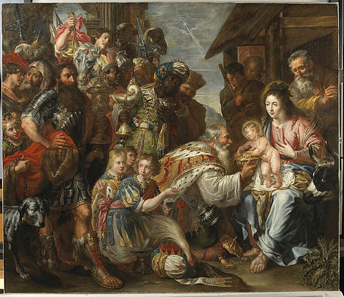 The Adoration of the Magi, 1630, Pieter van Lint