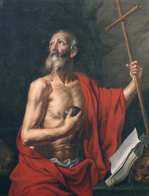 Saint Jérôme, 1650, Pieter van Lint