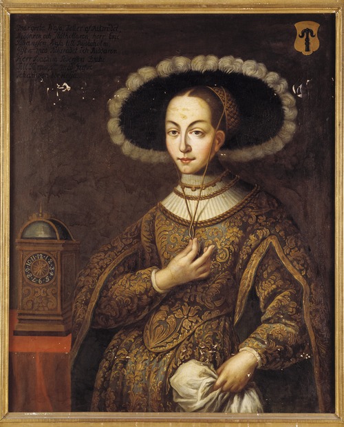 Porträtt av Margareta Eriksdotter Vasa, , Mäster Hillebrandt