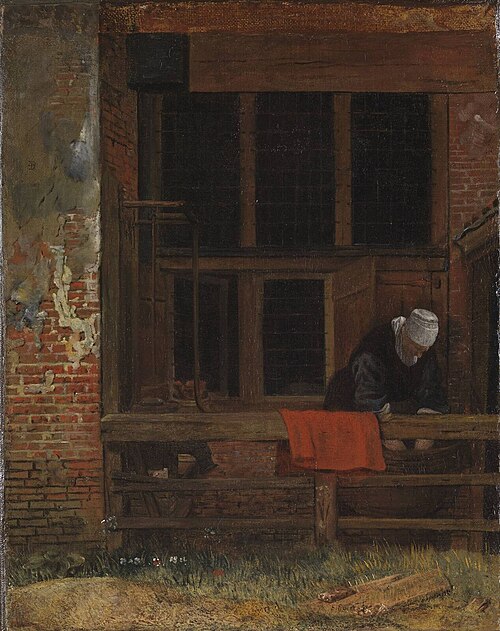 A Courtyard, 1660, Esaias Boursse