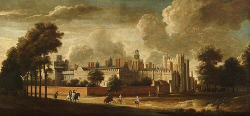 Nonsuch Palace from the North East, 1672, Hendrick Danckerts