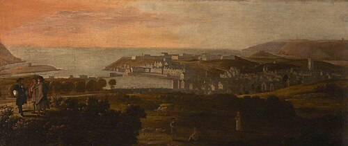 View of Plymouth, 1675, Hendrick Danckerts