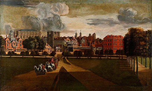The Old Palace of Whitehall, , Hendrick Danckerts