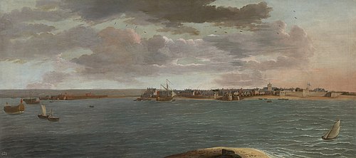 A View of Portsmouth, 1675, Hendrick Danckerts